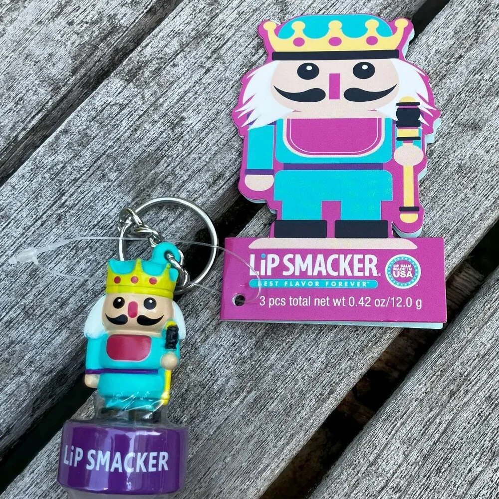 🆕 Lot of Three 3-Pack Holiday Themed Lip Smackers